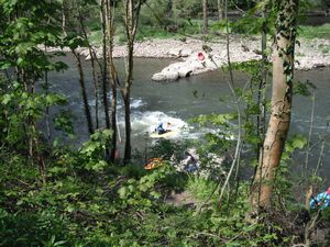 Kayaks on the Wye