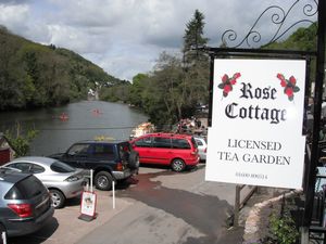 Rose Cottage cafe at Symonds Yat