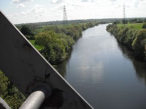 Crossing the Manchester Ship Canal near Warburton