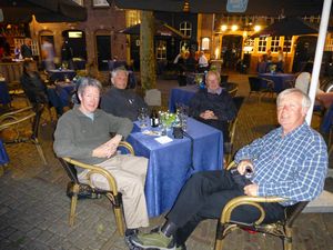 Evening meal at the Bistro den Vollen Pot